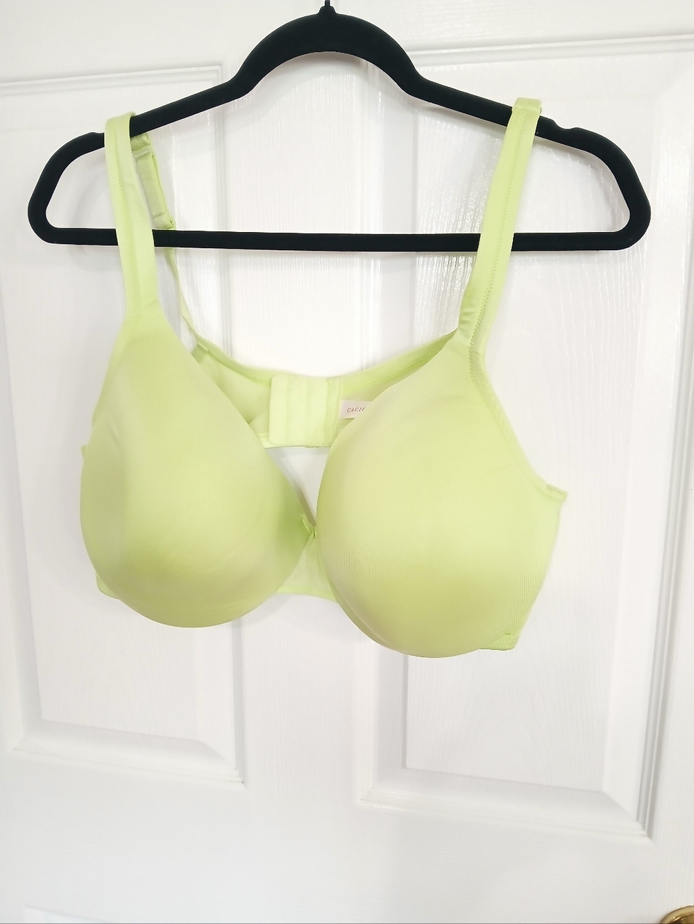 Cacique Lane Bryant Chartreuse Smooth T-Shirt Bra Size 44C Sexy Comfort